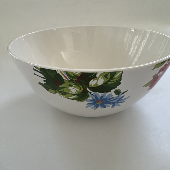 Sur La Table Serving Bowl Wildflowers Large EUC Country Farmhouse - Picture 3 of 11